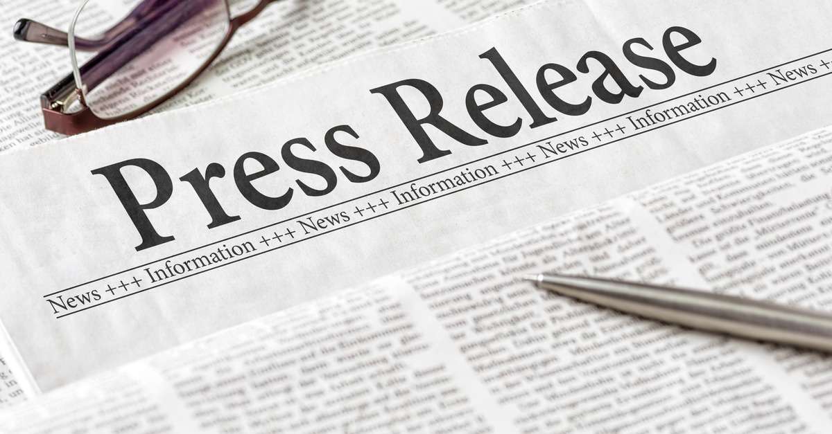 プレスリリースという文字が載った新聞で、フランスからのニュースを特集しています。