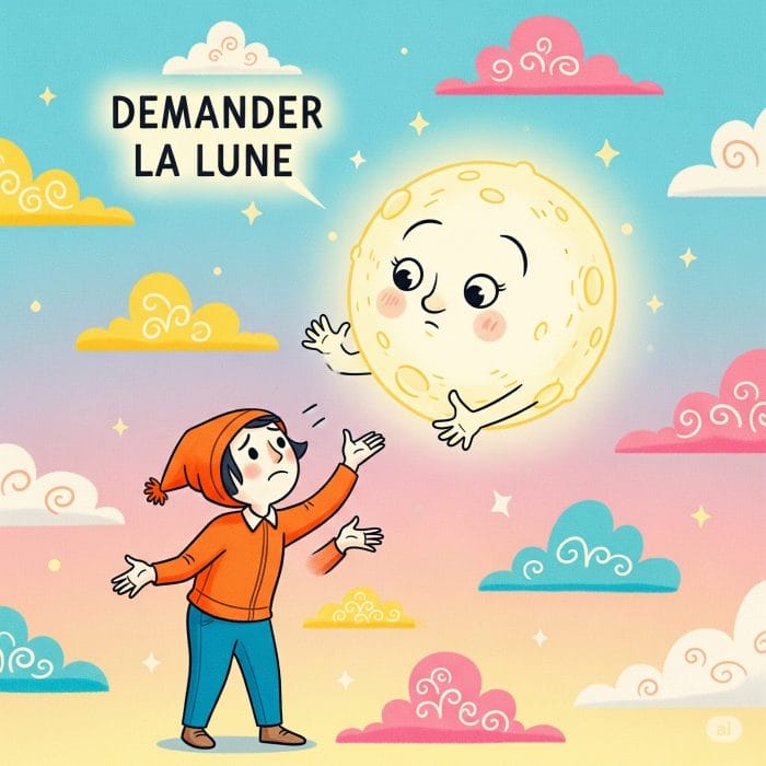 「Demander la lune」のイメージイラスト